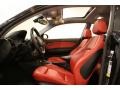 Coral Red 2008 BMW 1 Series 135i Coupe Interior Color