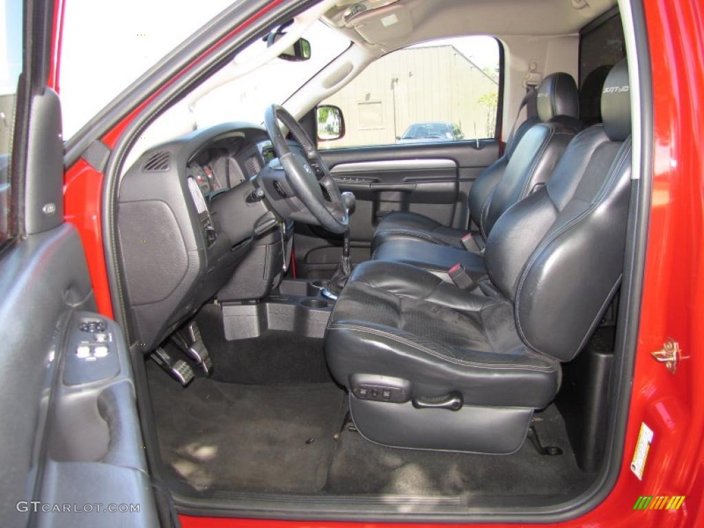 Dark Slate Gray Interior 2005 Dodge Ram 1500 SRT-10 Regular Cab Photo #48010903