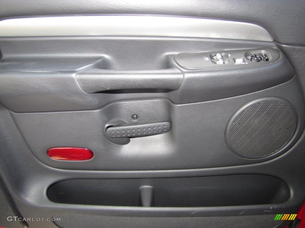 2005 Dodge Ram 1500 SRT-10 Regular Cab Dark Slate Gray Door Panel Photo #48010936