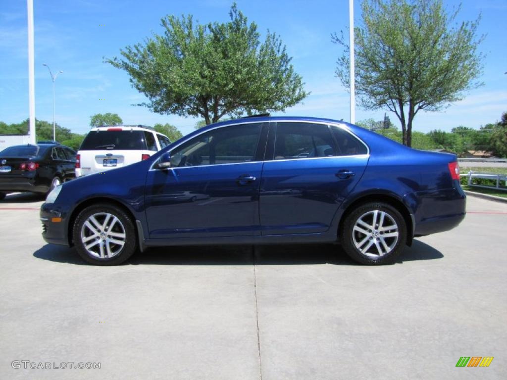 2006 Jetta TDI Sedan - Shadow Blue Metallic / Pure Beige photo #2