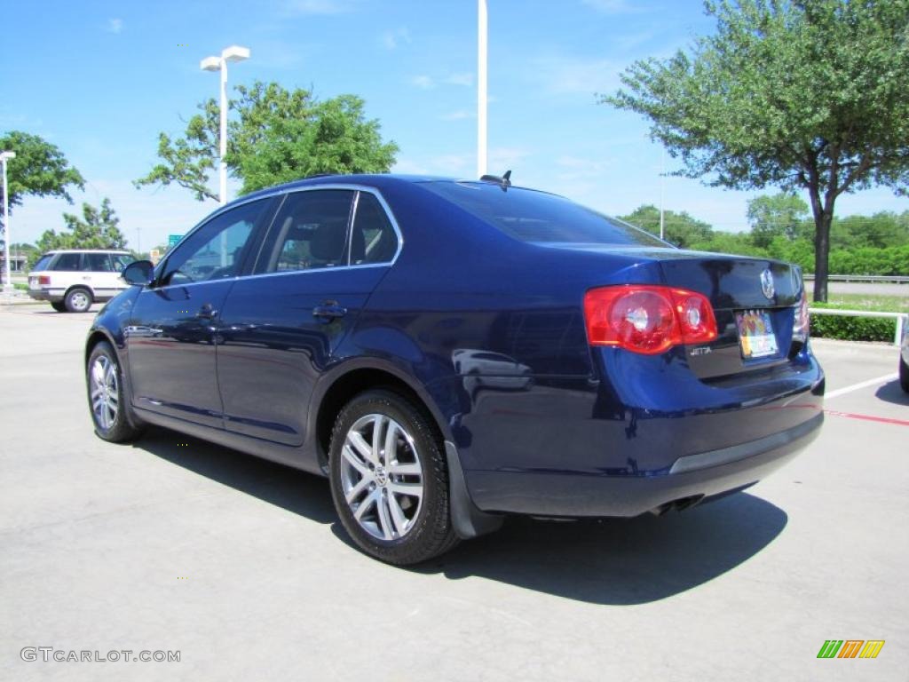 2006 Jetta TDI Sedan - Shadow Blue Metallic / Pure Beige photo #3