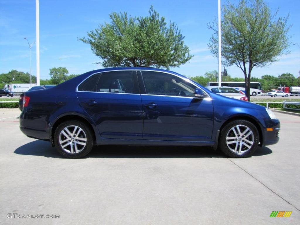 2006 Jetta TDI Sedan - Shadow Blue Metallic / Pure Beige photo #6