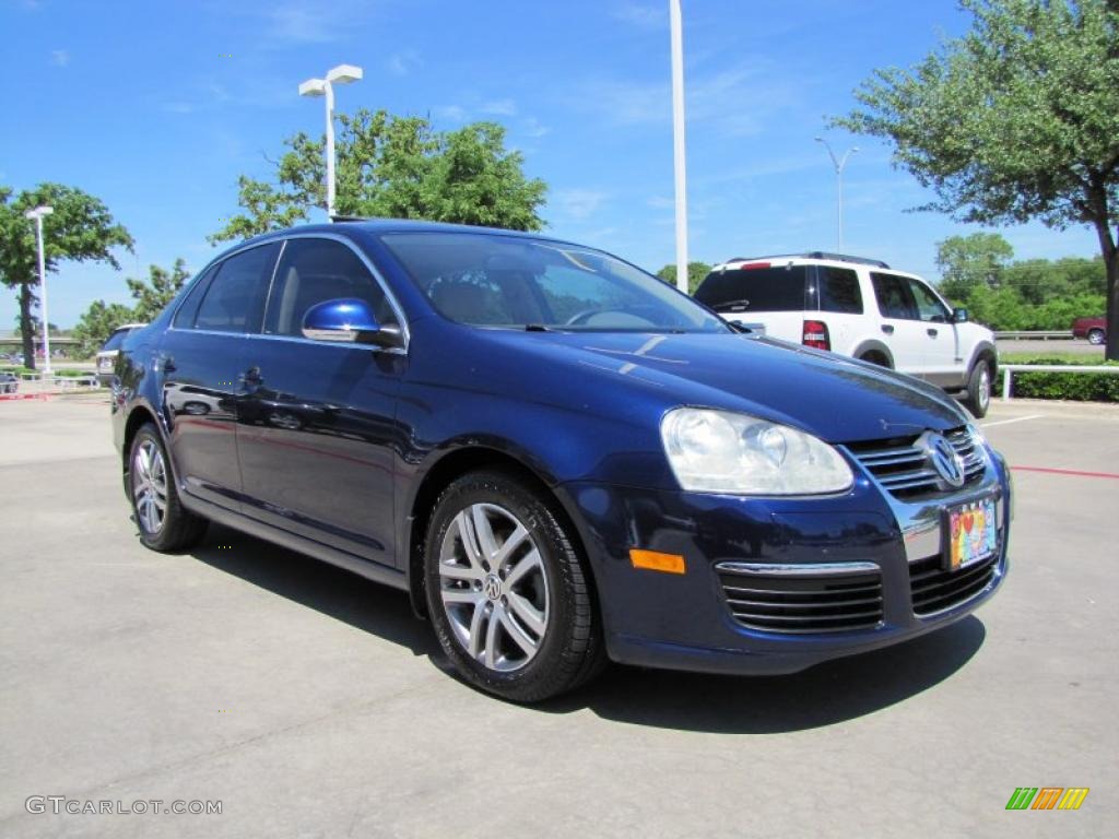 2006 Jetta TDI Sedan - Shadow Blue Metallic / Pure Beige photo #7