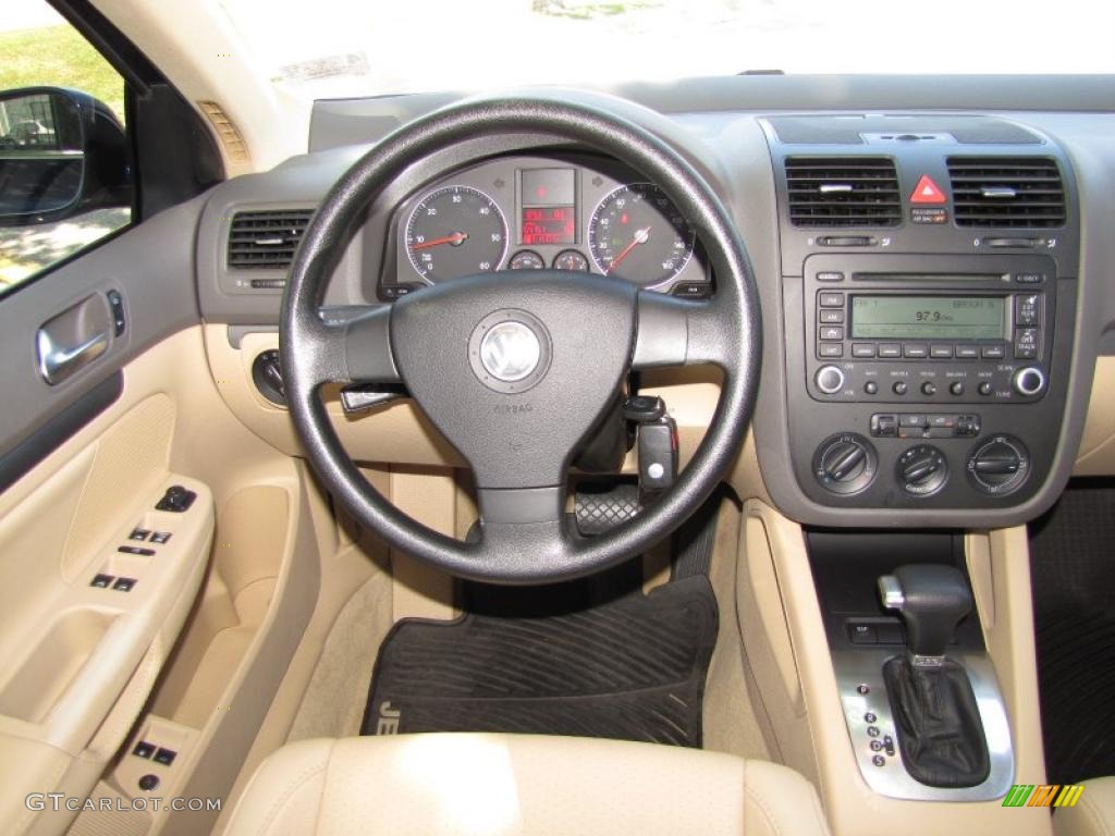 2006 Jetta TDI Sedan - Shadow Blue Metallic / Pure Beige photo #15