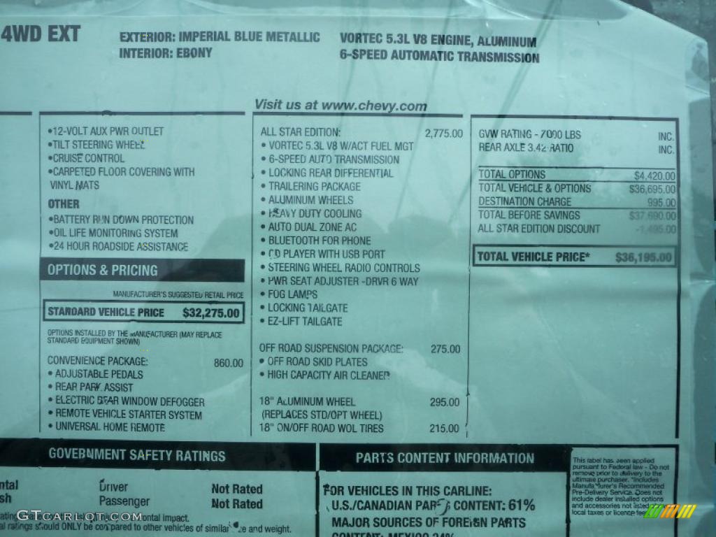 2011 Silverado 1500 LT Extended Cab 4x4 - Imperial Blue Metallic / Ebony photo #39