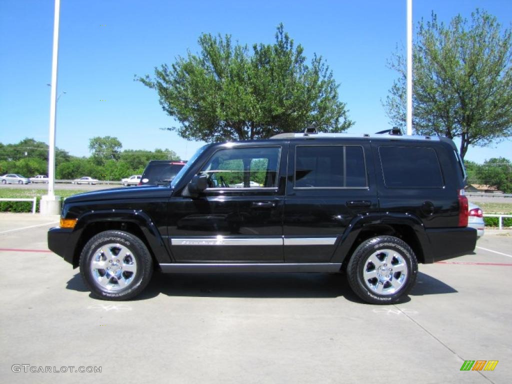 Black Clearcoat 2007 Jeep Commander Limited Exterior Photo #48012178