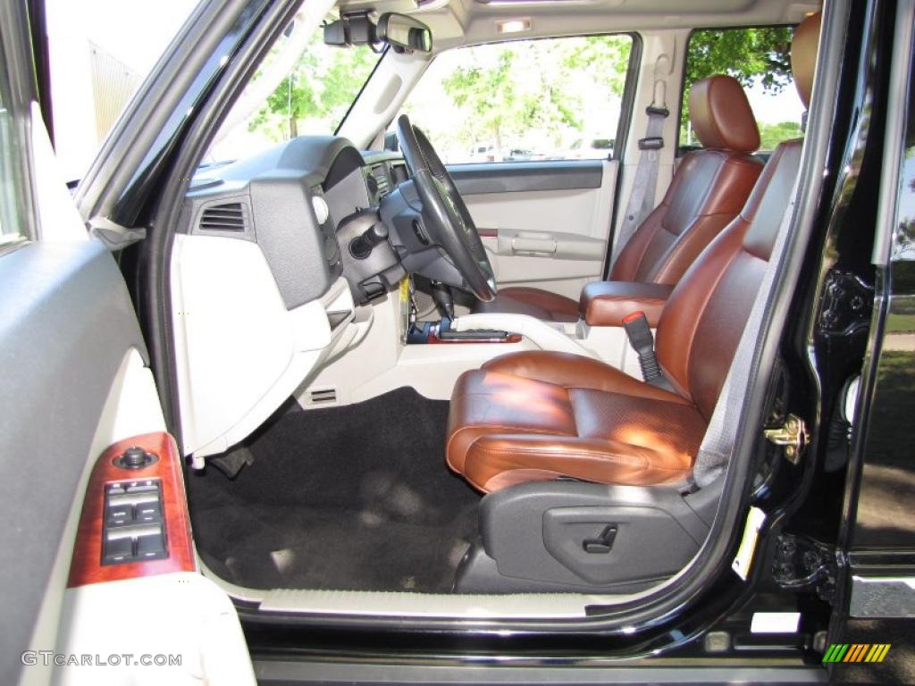 Saddle Brown Interior 2007 Jeep Commander Limited Photo #48012289