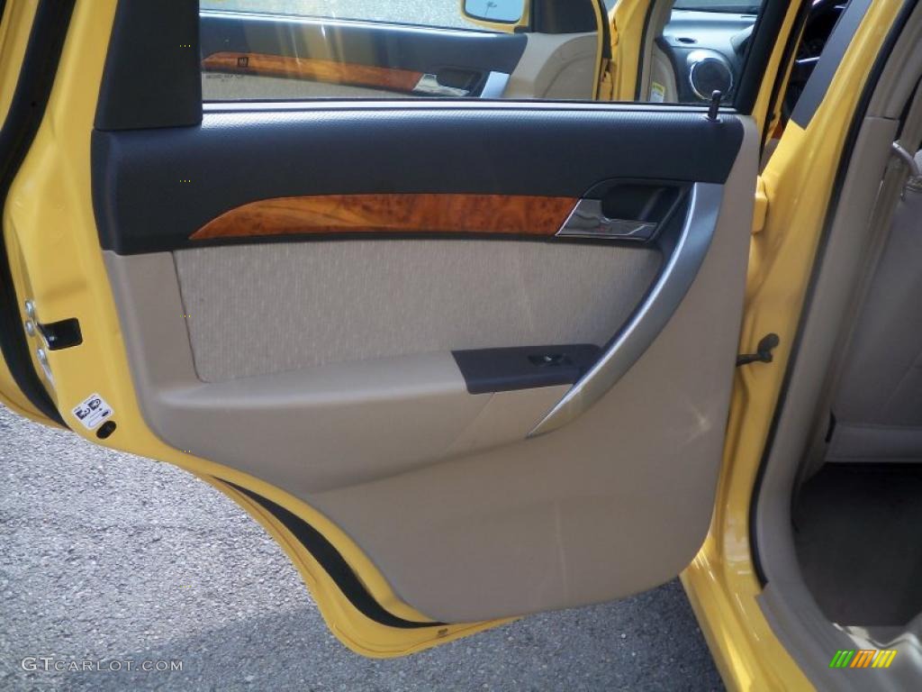2010 Aveo Aveo5 LT - Summer Yellow / Neutral photo #13