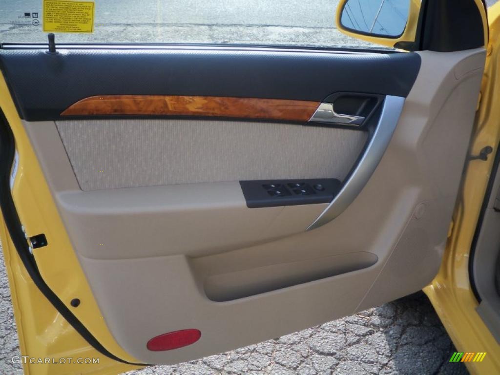 2010 Aveo Aveo5 LT - Summer Yellow / Neutral photo #20