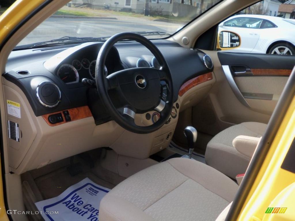 2010 Aveo Aveo5 LT - Summer Yellow / Neutral photo #22
