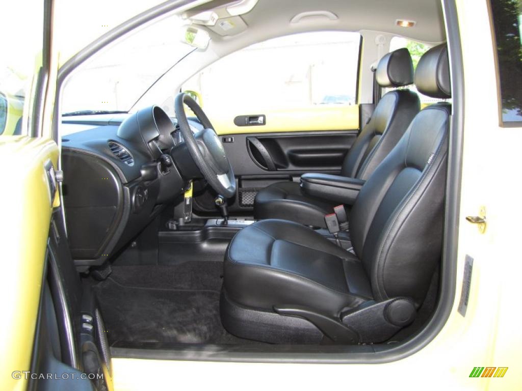 Black Interior 2010 Volkswagen New Beetle 2.5 Coupe Photo #48013333