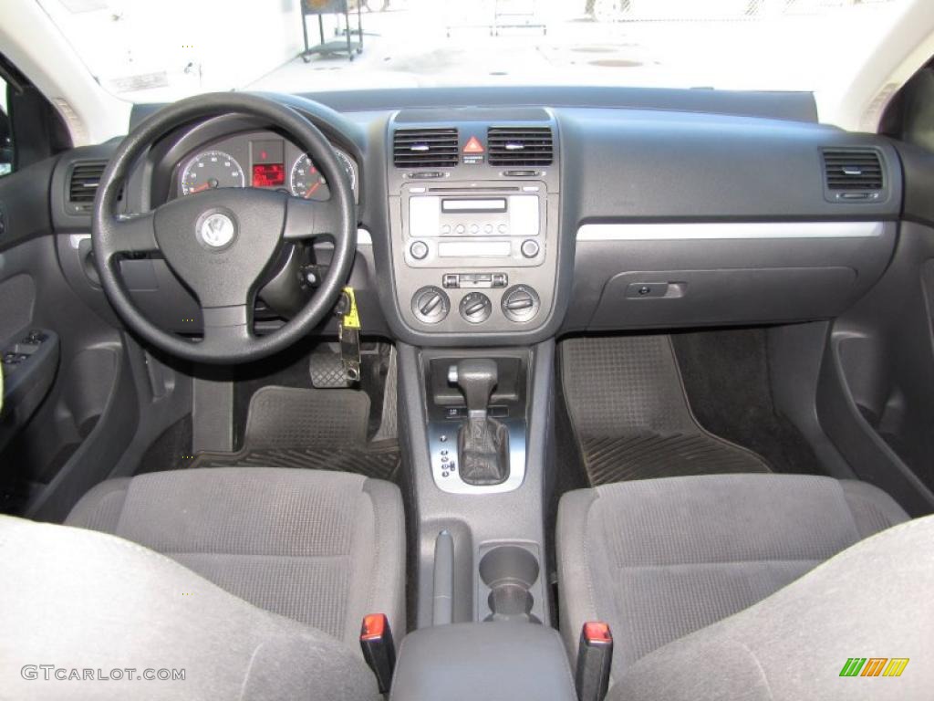 2008 Volkswagen Jetta S Sedan Anthracite Black Dashboard Photo #48013930