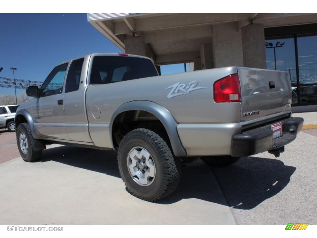 Light Pewter Metallic 2003 Chevrolet S10 ZR2 Extended Cab 4x4 Exterior Photo #48015484