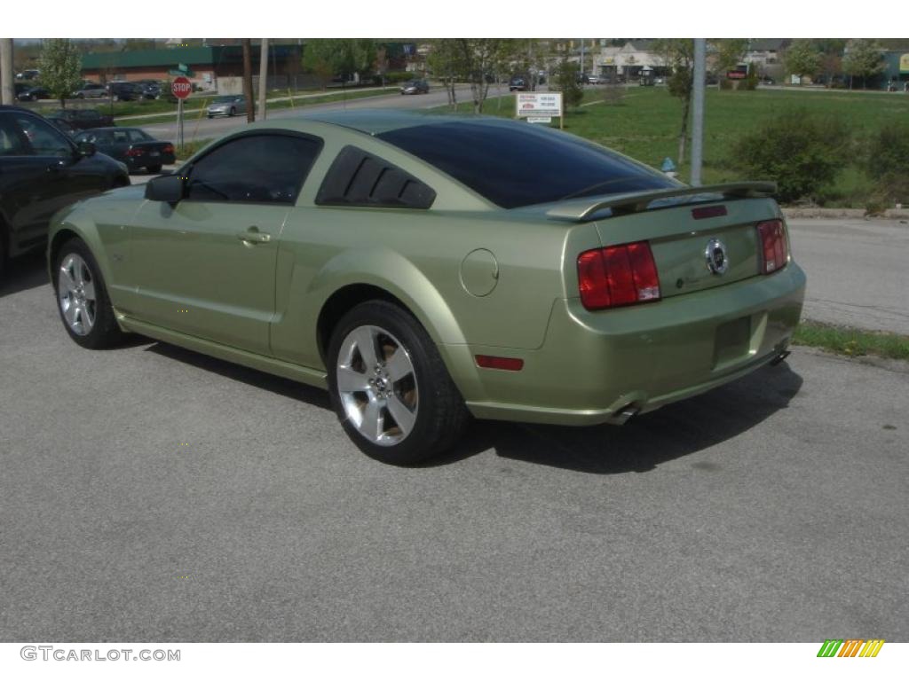2006 Mustang GT Premium Coupe - Legend Lime Metallic / Light Parchment photo #1