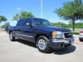 2006 Deep Blue Metallic GMC Sierra 1500 SLE Crew Cab  photo #7