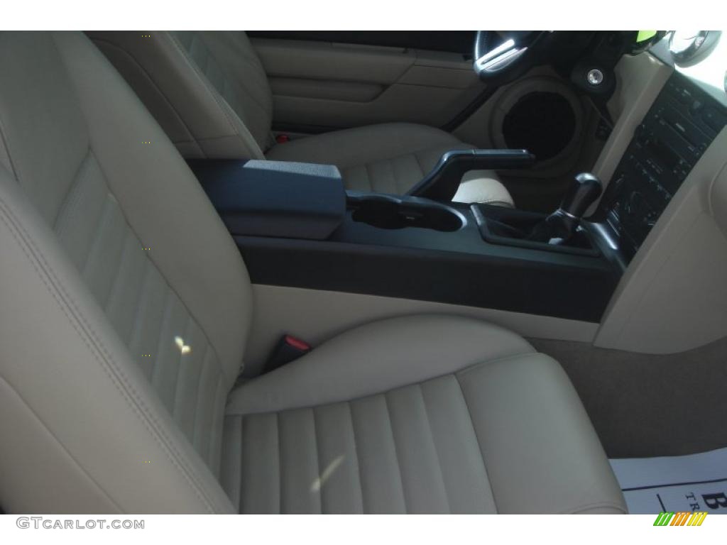 2006 Mustang GT Premium Coupe - Legend Lime Metallic / Light Parchment photo #11