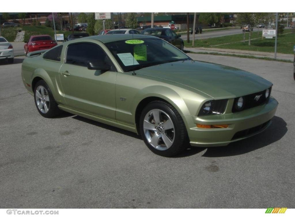 Legend Lime Metallic 2006 Ford Mustang GT Premium Coupe Exterior Photo #48016433