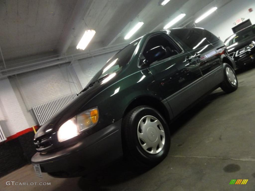 1999 Sienna CE - Woodland Pearl / Gray photo #1