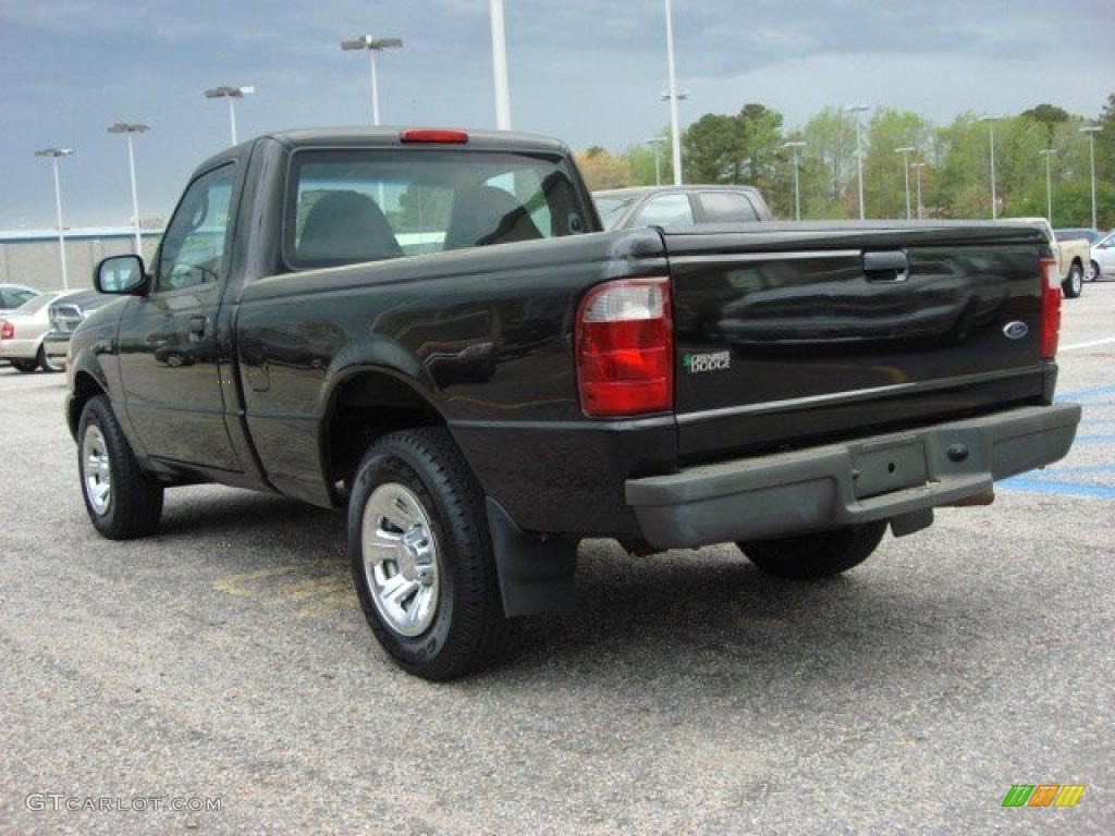 Black 2003 Ford Ranger XLT Regular Cab Exterior Photo #48017120