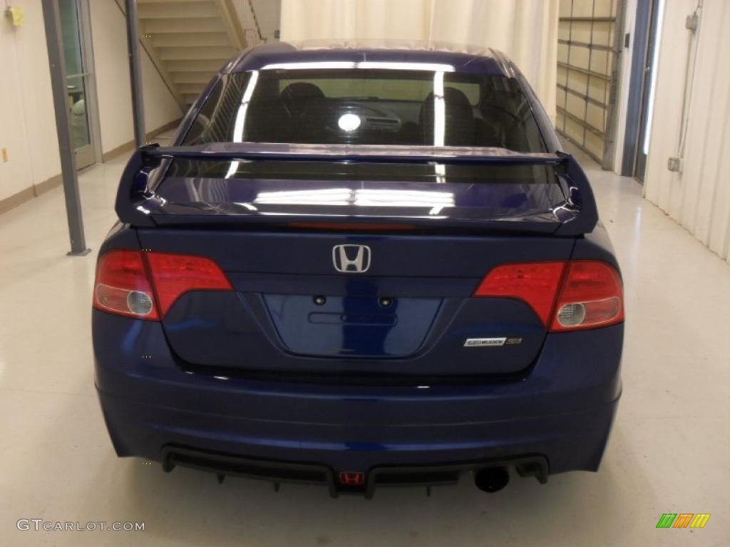 2008 Civic Mugen Si Sedan - Fiji Blue Pearl / Black photo #3
