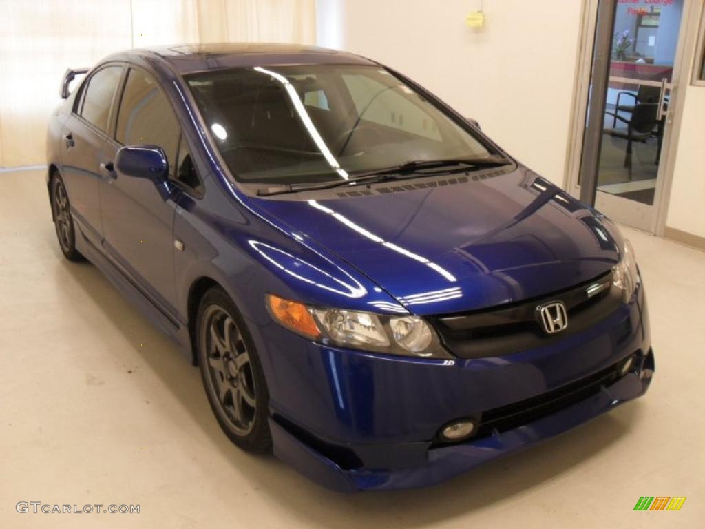 Fiji Blue Pearl 2008 Honda Civic Mugen Si Sedan Exterior Photo #48017150