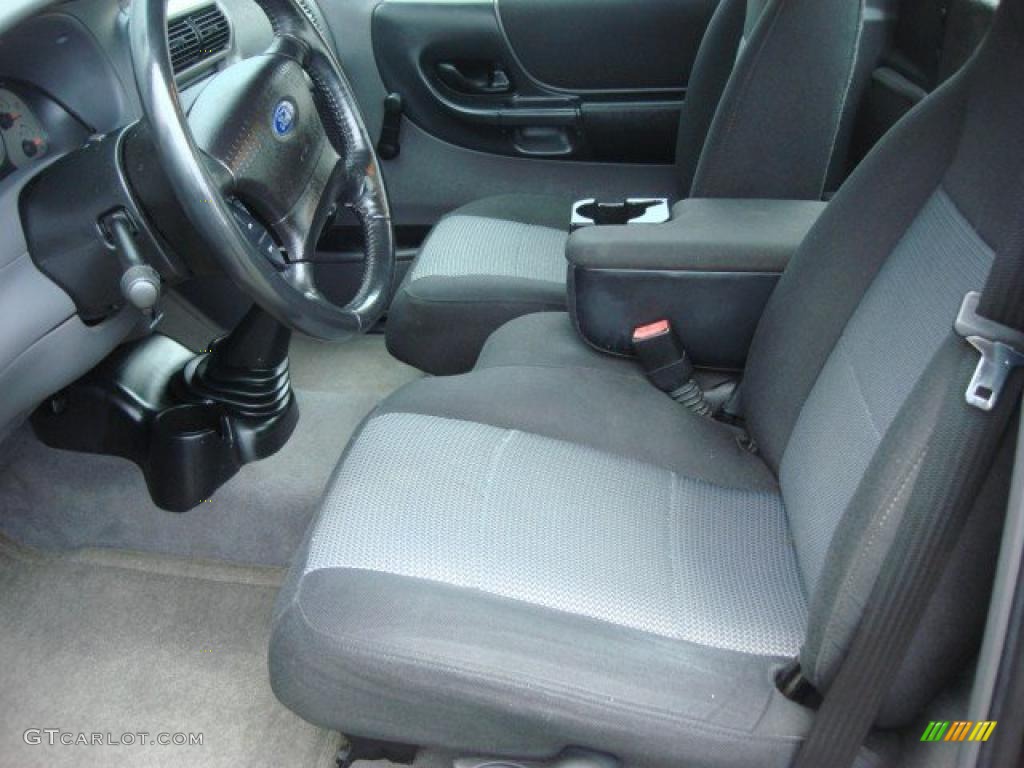 Dark Graphite Interior 2003 Ford Ranger XLT Regular Cab Photo #48017174