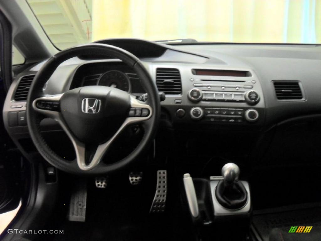 2008 Civic Mugen Si Sedan - Fiji Blue Pearl / Black photo #18
