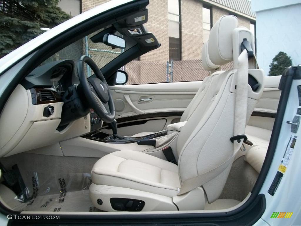 Cream Beige Interior 2011 BMW 3 Series 328i Convertible Photo #48017399