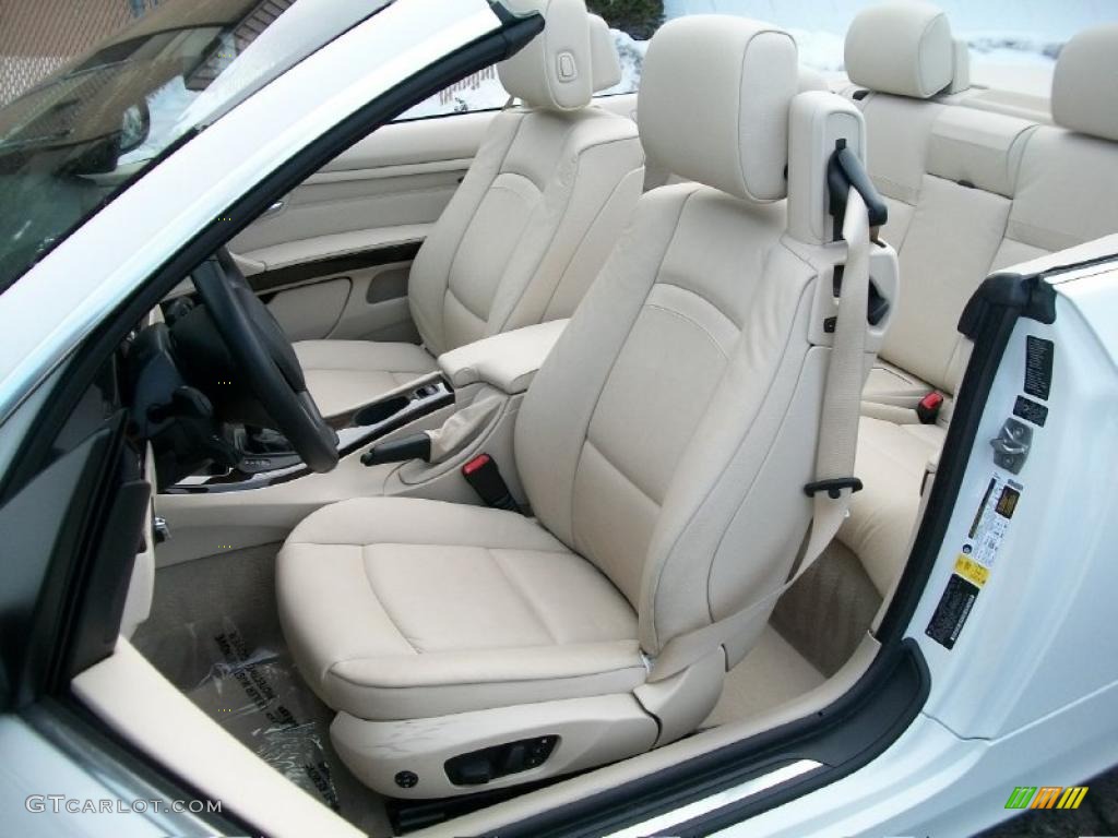 Cream Beige Interior 2011 BMW 3 Series 328i Convertible Photo #48017414