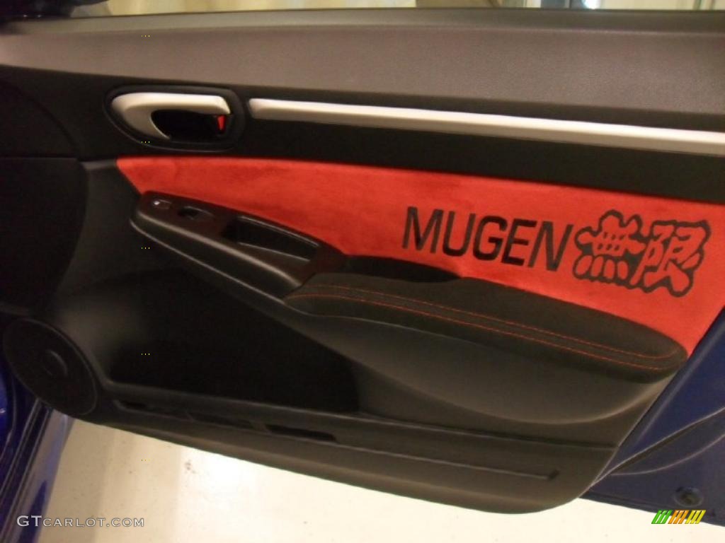 2008 Civic Mugen Si Sedan - Fiji Blue Pearl / Black photo #25