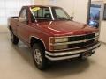 1992 Crimson Red Metallic Chevrolet C/K K1500 Regular Cab 4x4  photo #5