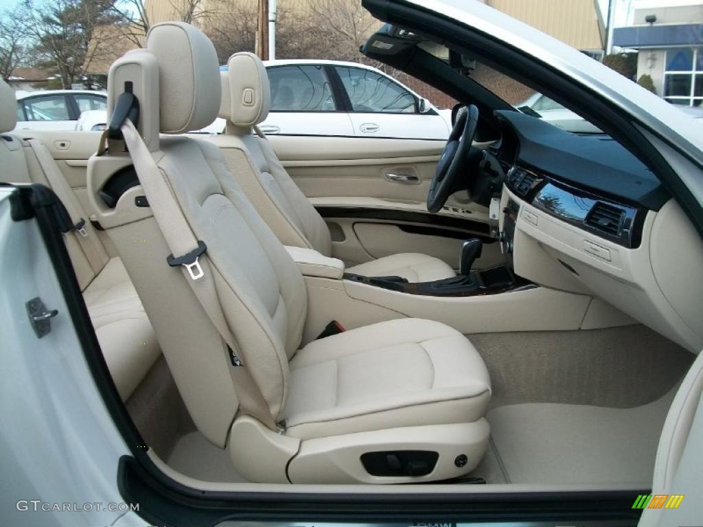 Cream Beige Interior 2011 BMW 3 Series 328i Convertible Photo #48017615