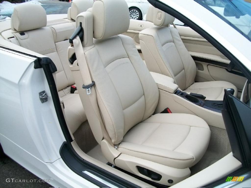Cream Beige Interior 2011 BMW 3 Series 328i Convertible Photo #48017621