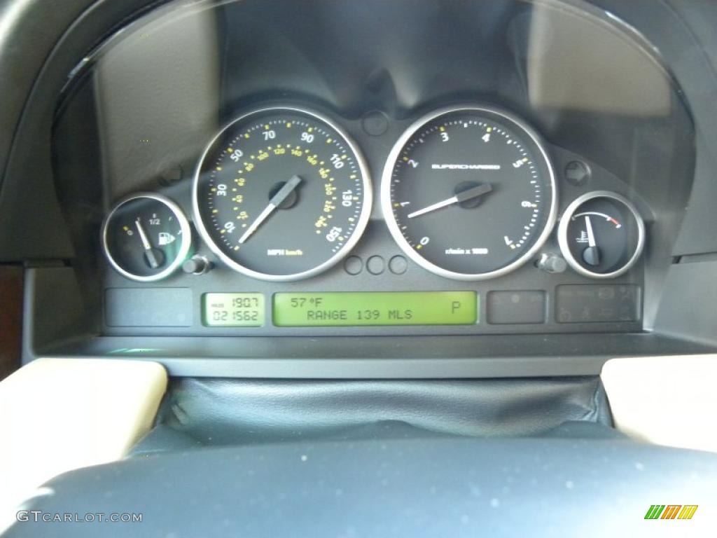 2009 Land Rover Range Rover Supercharged Gauges Photo #48017720