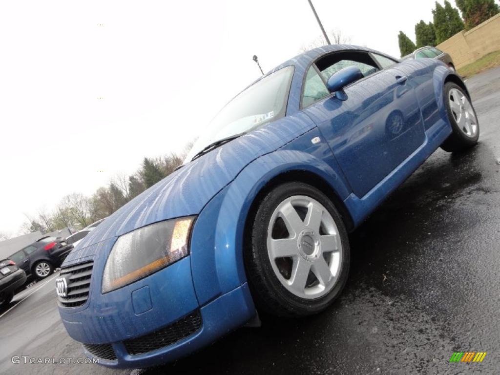 2002 TT 1.8T quattro Coupe - Moro Blue Pearl Effect / Denim Blue photo #1