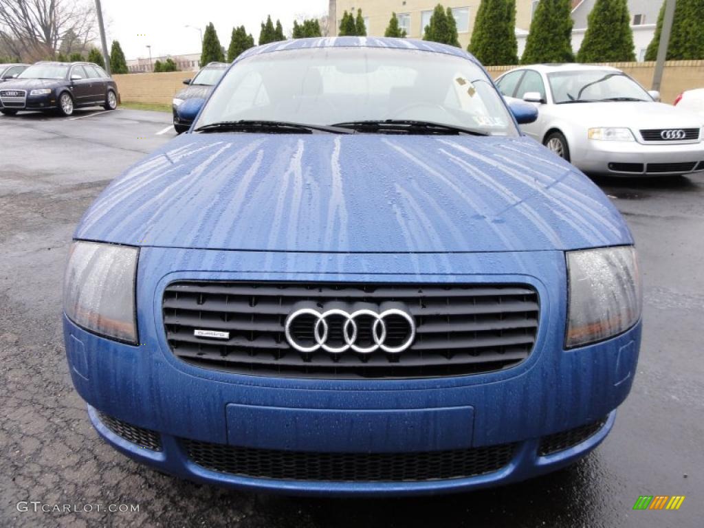 2002 TT 1.8T quattro Coupe - Moro Blue Pearl Effect / Denim Blue photo #3