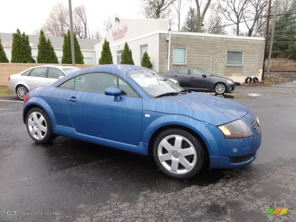 2002 TT 1.8T quattro Coupe - Moro Blue Pearl Effect / Denim Blue photo #6