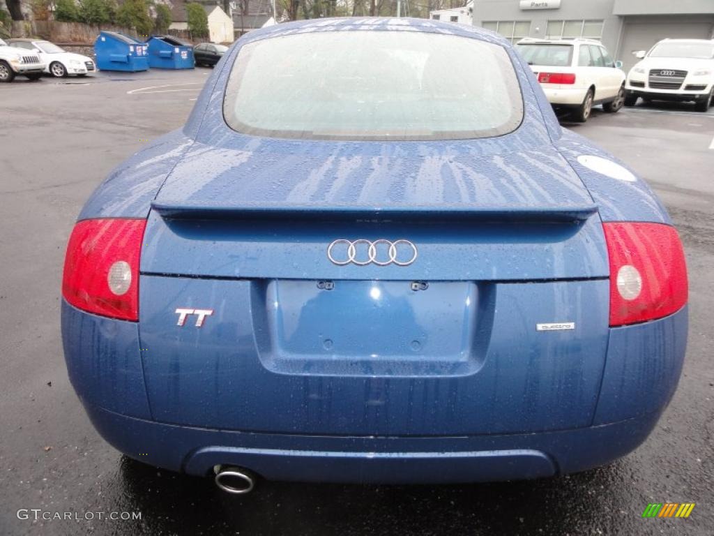 2002 TT 1.8T quattro Coupe - Moro Blue Pearl Effect / Denim Blue photo #9