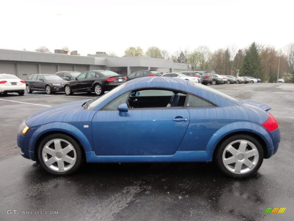 2002 TT 1.8T quattro Coupe - Moro Blue Pearl Effect / Denim Blue photo #11