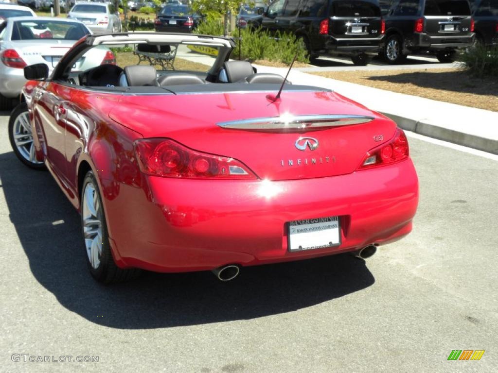 Vibrant Red 2009 Infiniti G 37 Convertible Exterior Photo #48018203