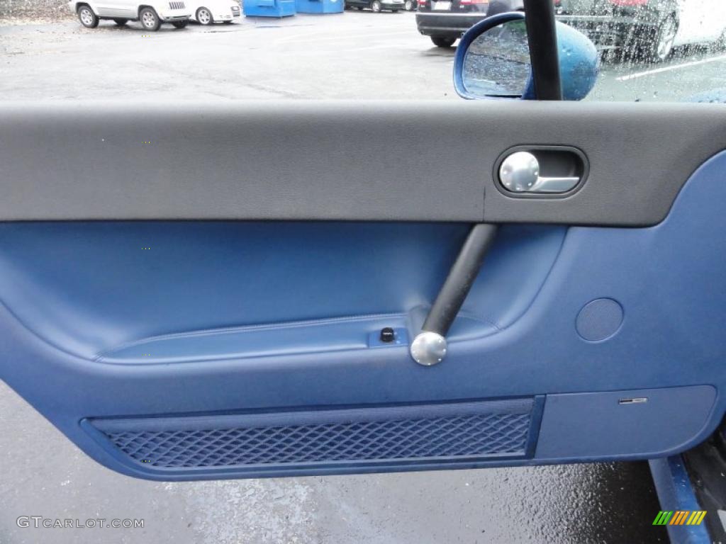 2002 Audi TT 1.8T quattro Coupe Denim Blue Door Panel Photo #48018224
