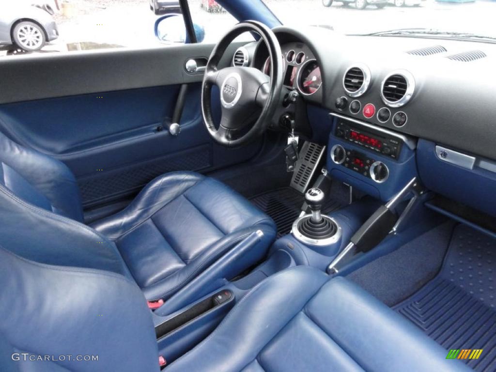 Denim Blue Interior 2002 Audi TT 1.8T quattro Coupe Photo #48018275