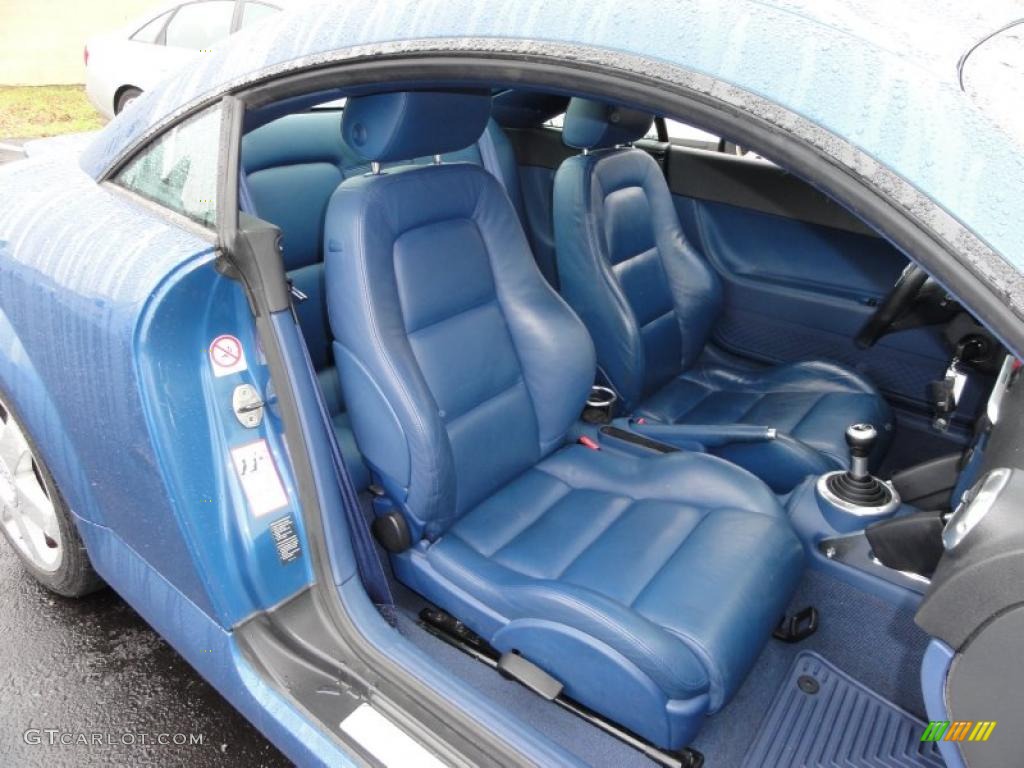 Denim Blue Interior 2002 Audi TT 1.8T quattro Coupe Photo #48018299