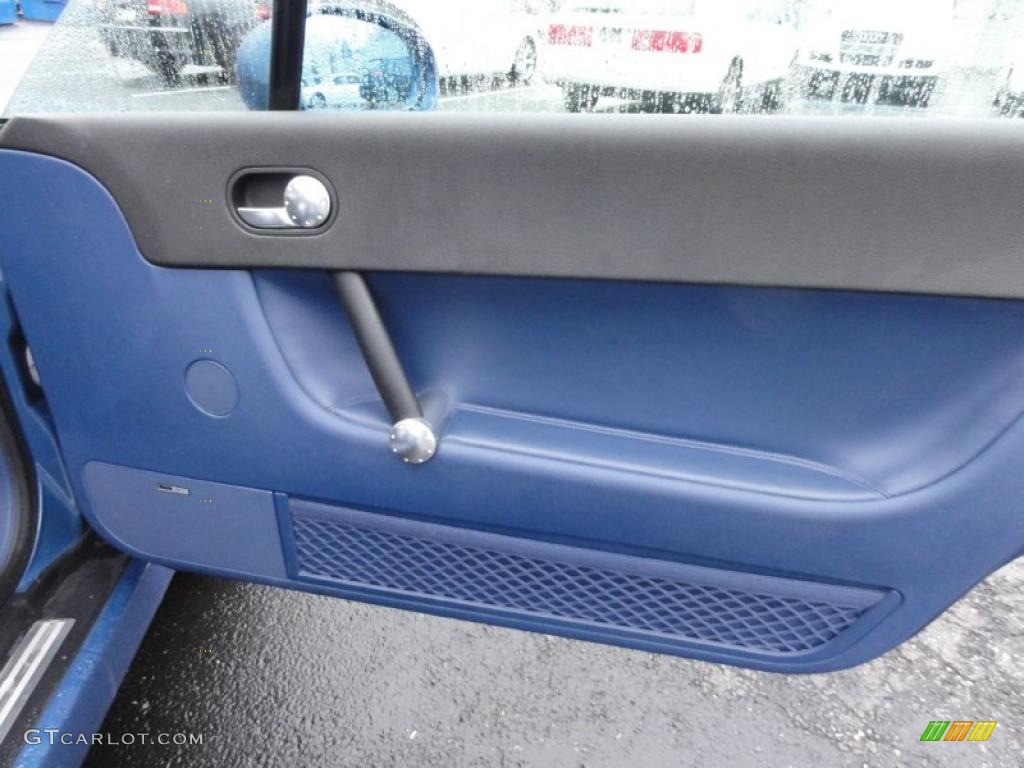 2002 Audi TT 1.8T quattro Coupe Denim Blue Door Panel Photo #48018317
