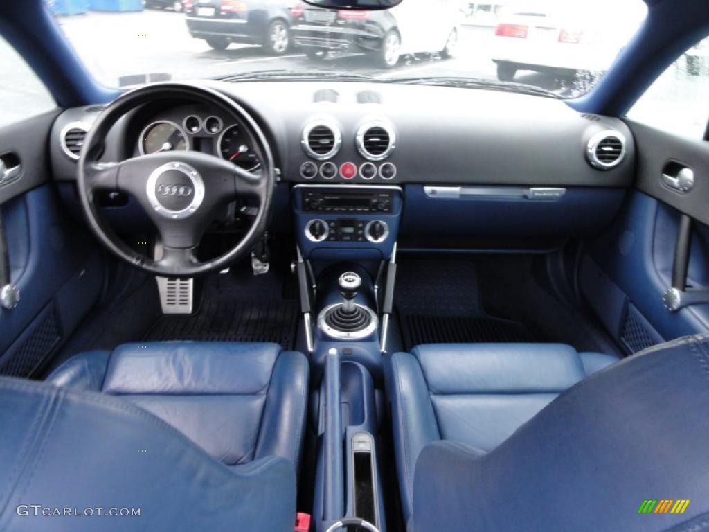 2002 TT 1.8T quattro Coupe - Moro Blue Pearl Effect / Denim Blue photo #24