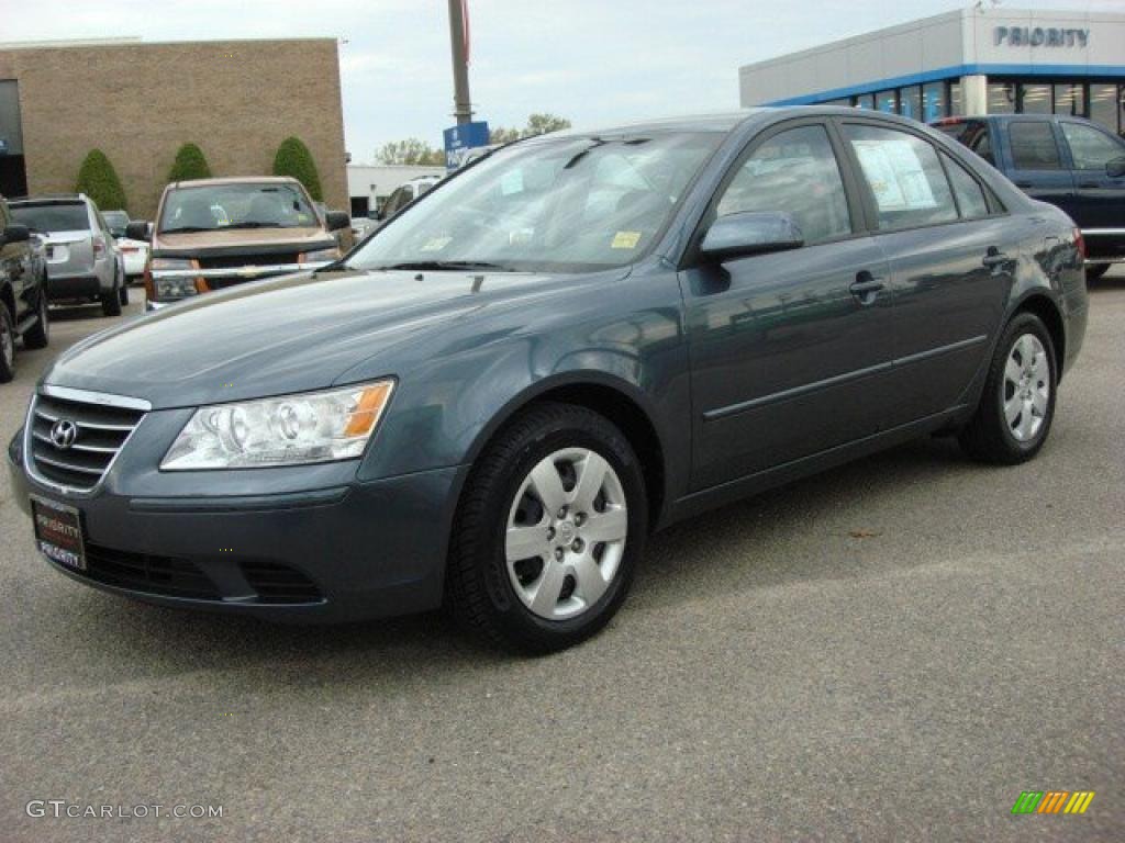 2010 Sonata GLS - Slate Blue / Gray photo #2