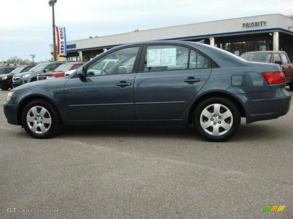 2010 Sonata GLS - Slate Blue / Gray photo #3