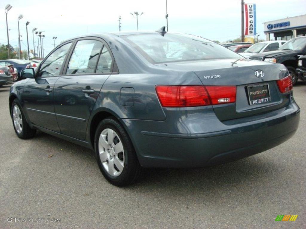 2010 Sonata GLS - Slate Blue / Gray photo #4