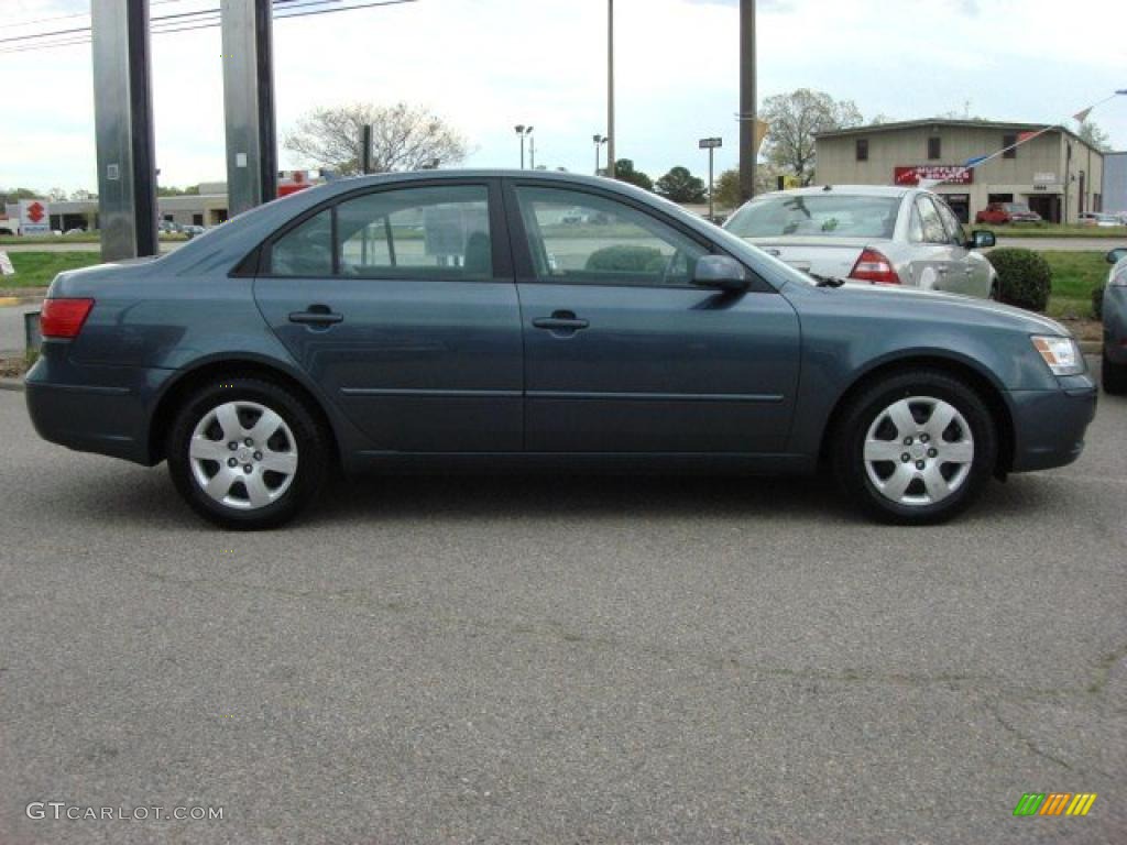 2010 Sonata GLS - Slate Blue / Gray photo #6