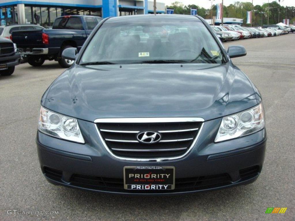 2010 Sonata GLS - Slate Blue / Gray photo #8